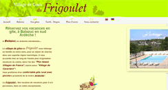 Desktop Screenshot of gites-frigoulet.com